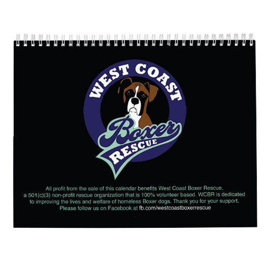 美しいボクサー2021カレンダー カレンダー (裏面)