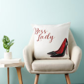 美しいボスレディーピロー、王冠 クッション (椅子)