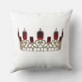 美しいボスレディーピロー、王冠 クッション (裏面)