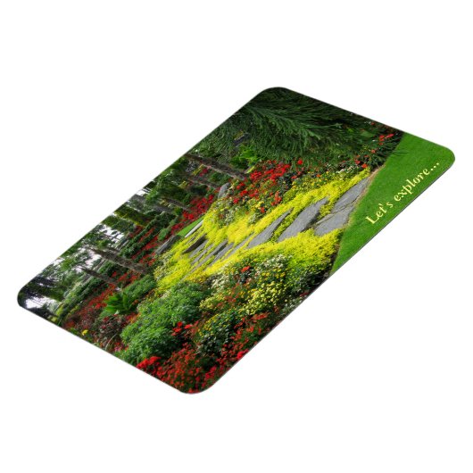 美しいボタニカルパークガーデンパス マグネット (左側)