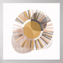 美しいボヘミアン絵画ウォーター色 ポスター