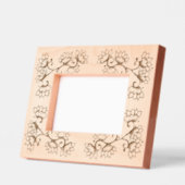 美しいボホの花 レーザー彫刻フレーム (左)