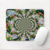 美しいボホピンク、赤いバラ、水彩フローラ マウスパッド (マウス)