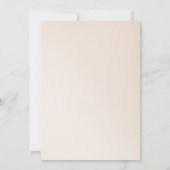 美しいボホフラワーベビーシャワー招待状 案内状 (裏面)