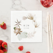 美しいボホミニマリスト植物学結婚院 スタンダードランチョンナプキン (インサイチュ)