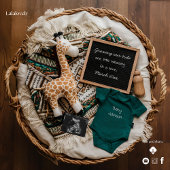 美しいボホヴィンテージ妊娠の発表 シーズンカード