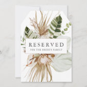 美しいボホ植物園結婚の予約サイン (正面)