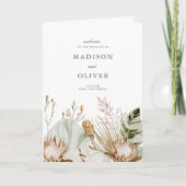 美しいボホ結婚ボタニカル プログラム (正面)