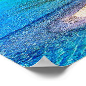 美しいボラボラポリネフランスのシア ポスター (角)