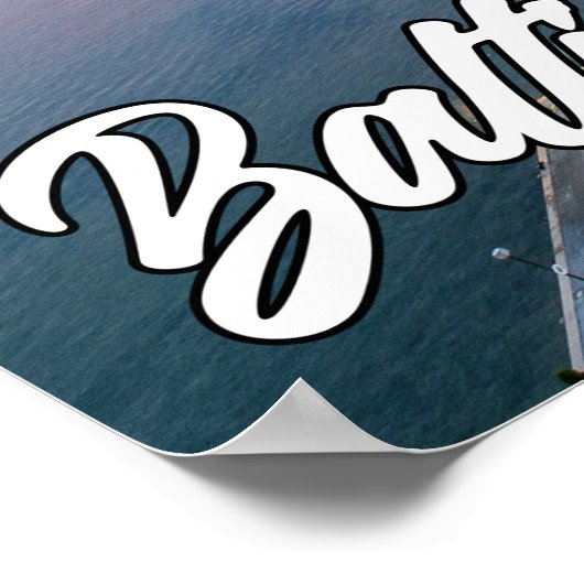 美しいボルチモア、メリーランド州、統一された州 ポスター (角)