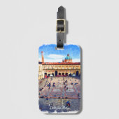 美しいボローニャイタリア水彩旅行 ラゲッジタグ (正面縦)