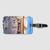 美しいボローニャイタリア水彩旅行 ラゲッジタグ (正面横)