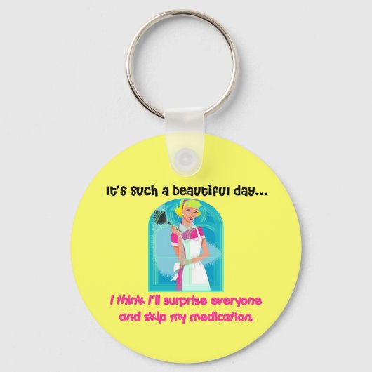 美しいボーッ キーホルダー (正面)