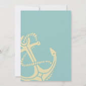 美しいボートの航海のな結婚式招待状 招待状 (裏面)