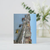 美しいボートPortoポルトガル写真、旅行 シーズンポストカード (スタンド正面)