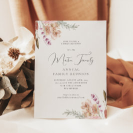 美しいボーホー水彩画 家族再会