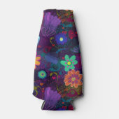 美しいボーホー フラワー ボトルクーラー (正面)