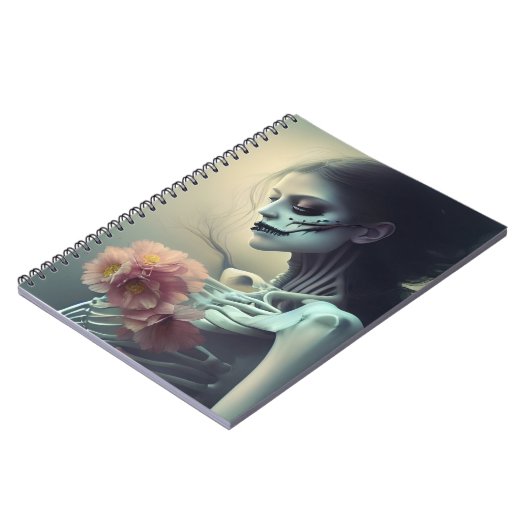 美しいボーンズAIがアートを生み出す ノートブック (左側)