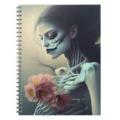 美しいボーンズAIがアートを生み出す ノートブック (正面)