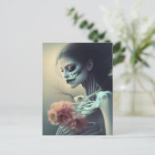 美しいボーンズAIがアートを生み出す ポストカード (スタンド正面)