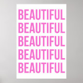 美しいポスター ポスター (正面)