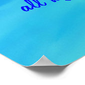 美しいポストを癒すための祈りの言葉 ポスター (角)