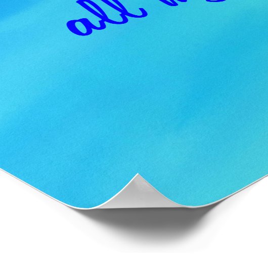 美しいポストを癒すための祈りの言葉 ポスター (角)