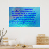 美しいポストを癒すための祈りの言葉 ポスター (キッチン)