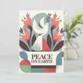 美しいポストモダン デザイン 地球の平和 シーズンカード (スタンド正面)