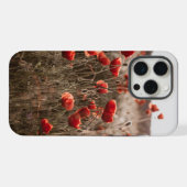 美しいポピーの花 iPhoneケース (裏面横)