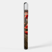 美しいポピーの花 iPhoneケース (右側面)