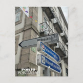 美しいポルトポルトガル写真、カスタム旅行 シーズンポストカード (正面)