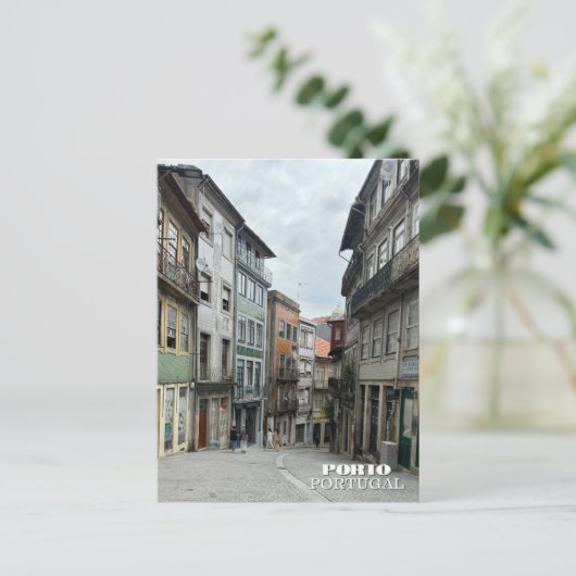 美しいポルトポルトガル写真、カスタム旅行 シーズンポストカード (スタンド正面)