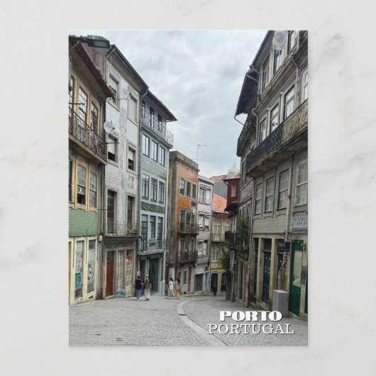 美しいポルトポルトガル写真、カスタム旅行 シーズンポストカード (正面)