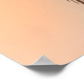 美しいポーズのハチドリ ポスター (角)