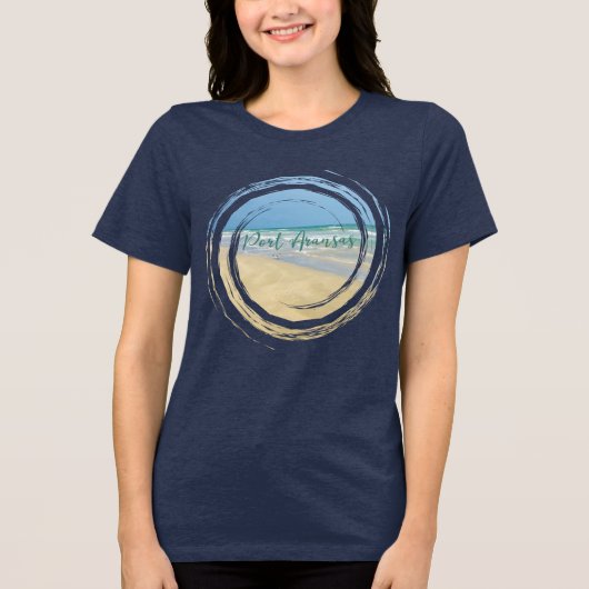 美しいポートアランサス テキサス ビーチ トライブレンドＴシャツ (正面)
