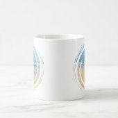 美しいポートアランス・テキサスビーチ コーヒーマグカップ (中央)