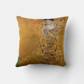 美しいポートレートの女性のGustavクリムト,デコ クッション (裏面)