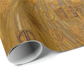 美しいポートレートの女性のGustavクリムト,デコ ラッピングペーパー (ロールコーナー)