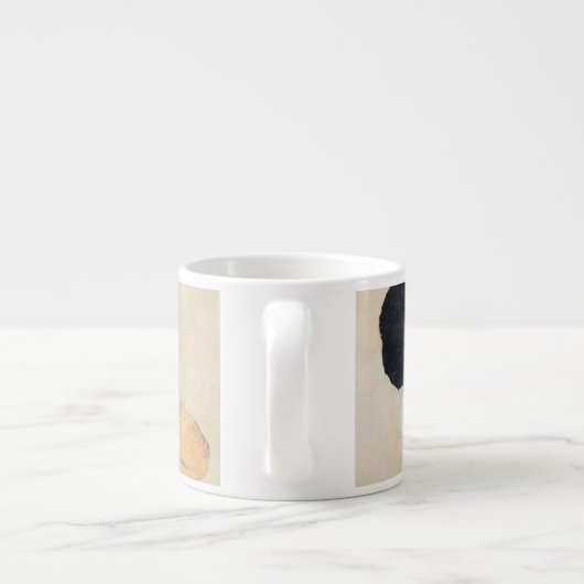 美しいポートレートの미인도韓国美術 エスプレッソカップ (裏面)