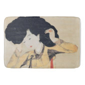 美しいポートレートの미인도韓国美術 バスマット (正面)