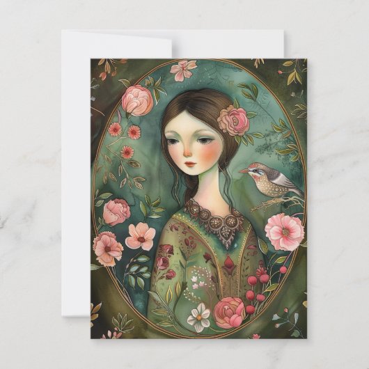 美しいポートレートカード シーズンカード (正面)