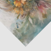 美しいポートレート女性デカップファニチャー 薄葉紙 (詳細)