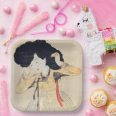 美しいポートレート미인도韓国美術 ペーパープレート (パーティー)