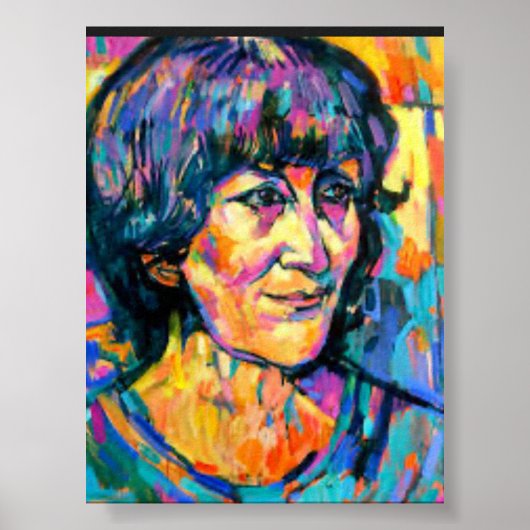 美しいポートレート ポスター (正面)