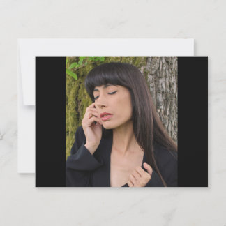 美しいポートレート ポストカード