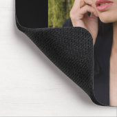 美しいポートレート マウスパッド (コーナー)