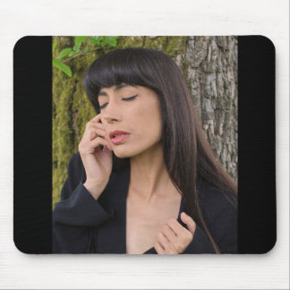 美しいポートレート マウスパッド