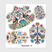 美しいポーランドの民話ワイシナンキセット シール (シート)