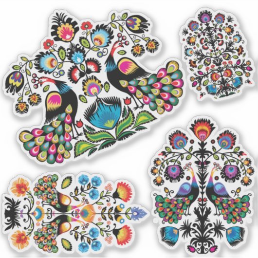 美しいポーランドの民話ワイシナンキセット シール (正面)